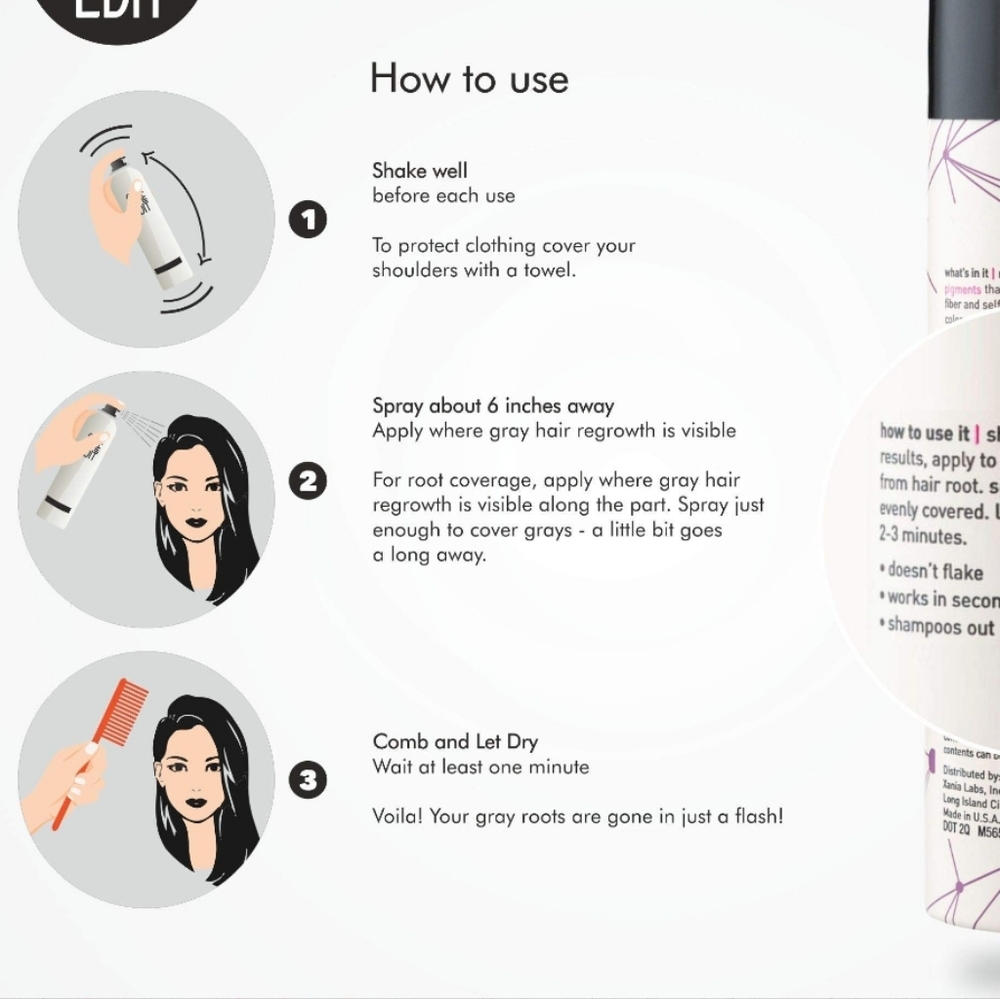 Style Edit Root Concealer Spray Set - Picture 2 of 11
